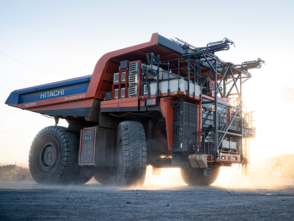 Hitachi electric truck